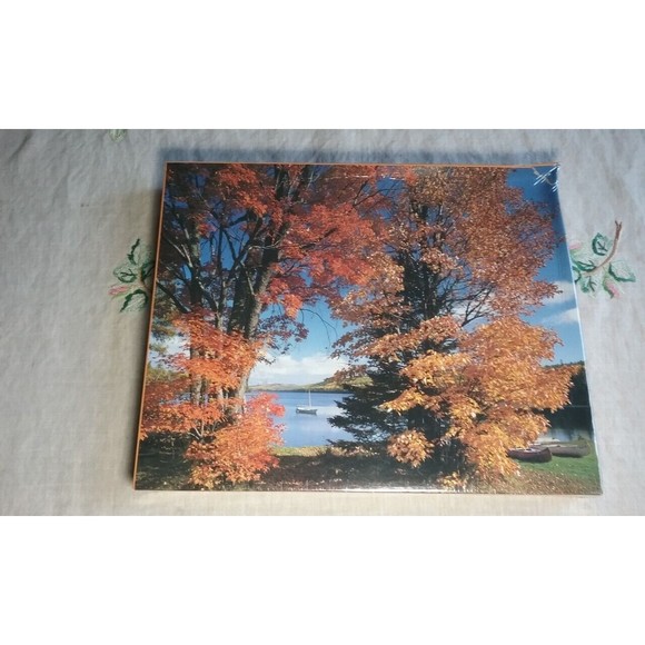VTG 1991 COPPER HARBOR 550 Pc Jigsaw Puzzle Josiah Davidson New Sealed USA - Picture 2 of 10